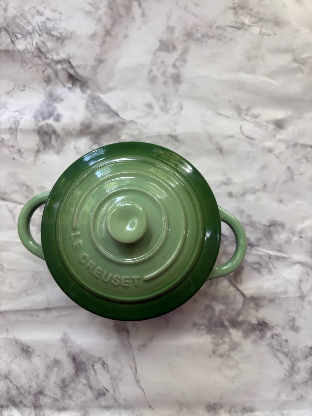 Le Creuset Mini 8oz Cocotte Rosemary